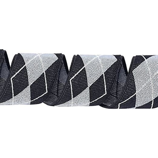 Justerbara Y-Back läder och elastiska hängslen för män med 4 klämmor