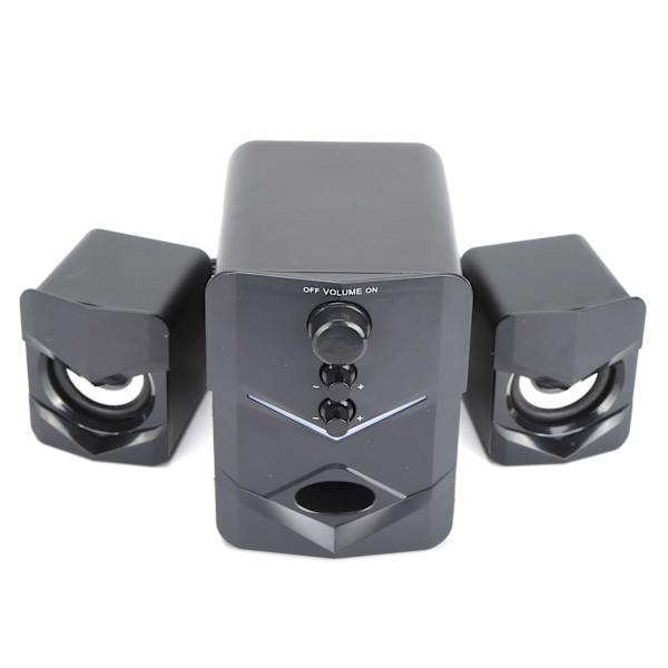 Sounder Højttaler Kablet Multimedie Desktop Stereo Højttaler med Subwoofer til Hjemmecomputer Laptop
