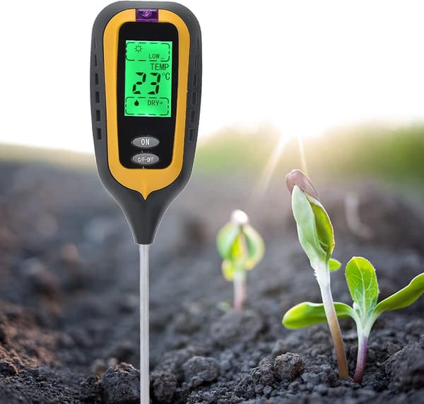 High Accuracy Soil pH Meter, Versatile Soil pH Meter, Easy to Use, for Garden, Lawn