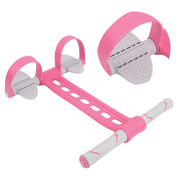 Multifunktionel Pedal Modstandsbælte Træningsmaskine Situp Yoga Hjemmetræningsudstyr (pink)