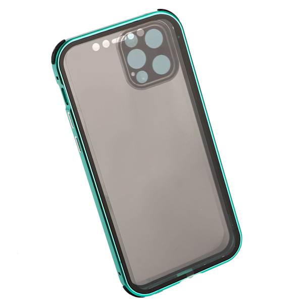 Anti-Peep Magnetisk Adsorpsjon Telefondeksel Dobbeltsidig Glass Telefonveske for iPhone 12Pro