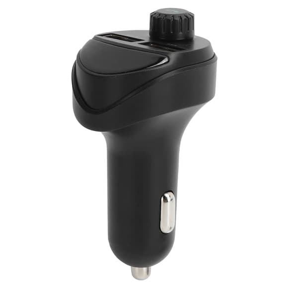 Bluetooth FM-sender trådløs adapter musikkspiller bil doble porter 3.4A hurtiglader 0.3