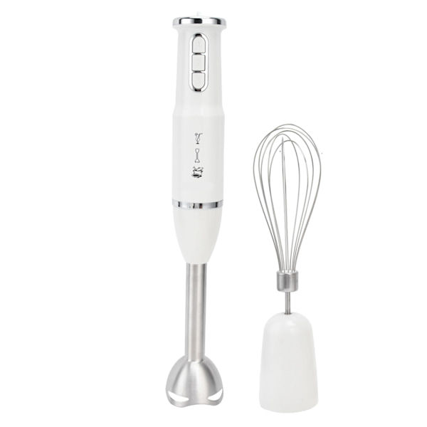 Multifunktionell Handmixer 600W Elektrisk Omrörare Matberedare EU-kontakt 220V Vit