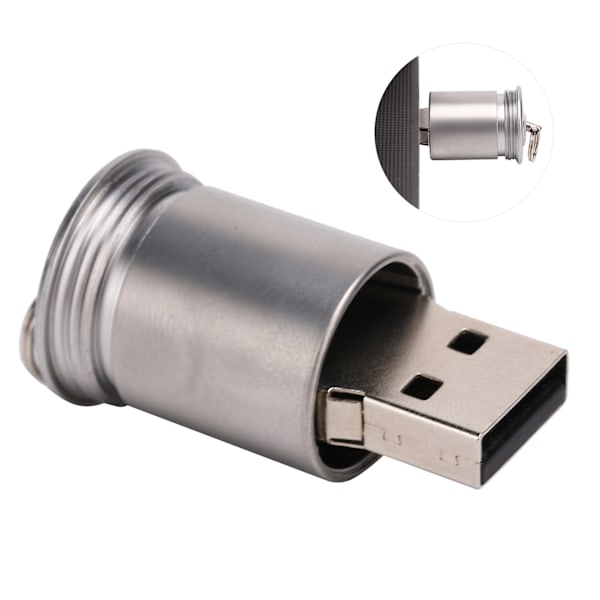 Unik Dåseformet U Disk Moderne Bærbar USB Flash Drive Messing Gul (128GB)