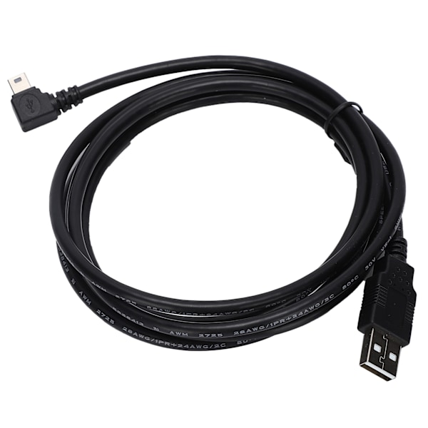 1,8 m / 2,0 jaardia 90 asteen oikea kulma USB 2.0 uros - Mini USB uros kiintolevyn datakaapeli