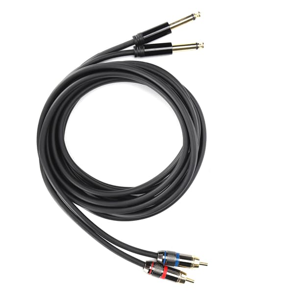 JORINDO Dobbelt 6,35 mm han til dobbelt RCA han lydsplitterkabel JD6094 3m 118,1in