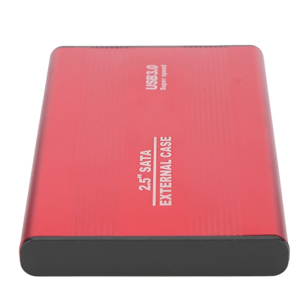 HDD Kabinett Plug Play 3TB USB3.0 SSD Harddisk Boks for Laptoper/OS X Ekstern Datalagring Rød