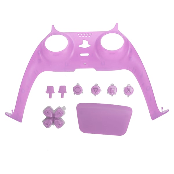 Dekorativ Listskydd för Spelkontroll med Knappset Ersättning för PS5 Gamepad Lila
