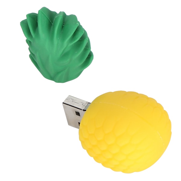 USB Flash Drive Bærbar Bulk Memory Stick Ananas Form Tegneserie Pen Drives Gave 4GB