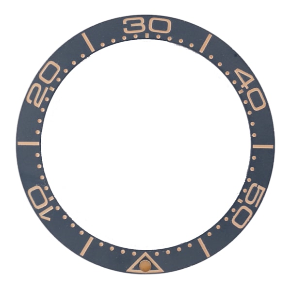 Keramisk Klockring Bezel 38mm Klockring Insats Ersättningsdelar Tillbehör för Urmakare Mörkblå Sandblästrad
