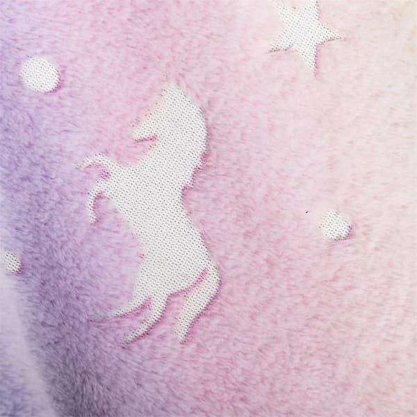 1 pc Super Lovely Plush Blanket, Luminous Blanket, for Bed and Sofa, Soft and Lightweight - 150 X 200 CM