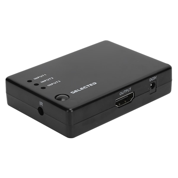 HighDefinition Multimedia Interface Switcher 3 inn 1 ut 1080P Konverter med Fjernkontroll