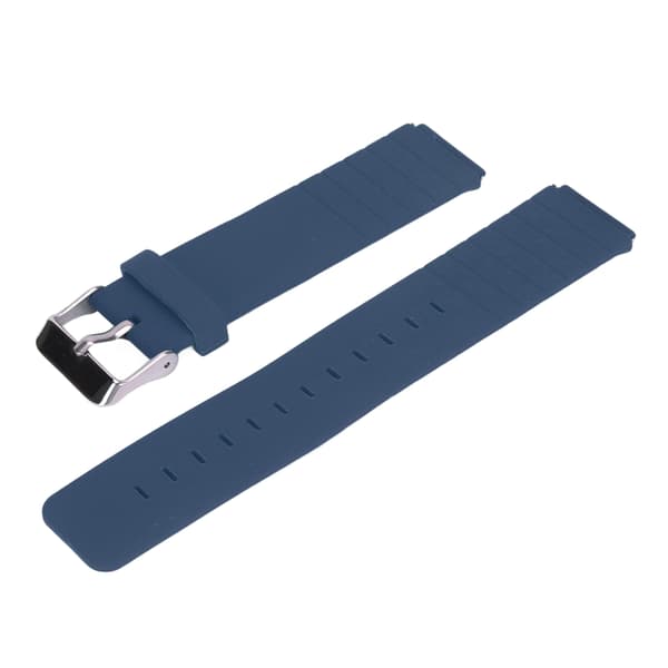 Udskiftningsarmbånd Justerbar Blød Quick Release Tilbehør Ur Armbåndsrem til T1 Blå