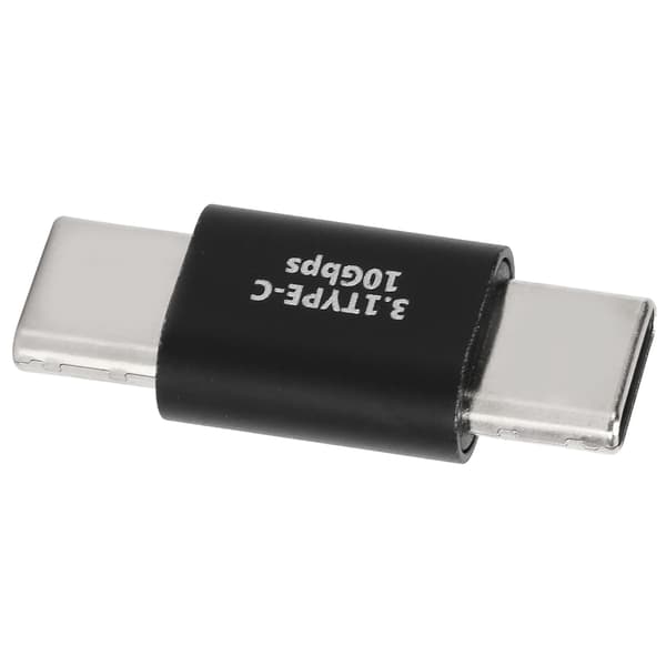 USB C -jatkoadapteri, tyyppi C 3.1 uros-uros -adapteri, tukee pikalatausta 10 Gbps:n tiedonsiirtoa