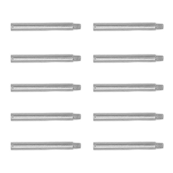 Klockarmbands Skruvstift Professionell Stål Klockarmbands Skruvrör Reparationsverktyg Tillbehör för Urmakare 0.53 X 0.05in M0.05in
