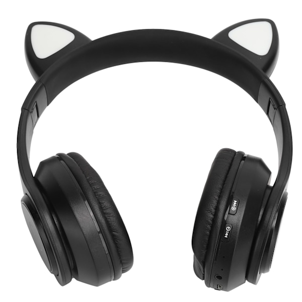 B39 Trådløse hovedtelefoner med katteører Bluetooth Søde gaming hovedtelefoner til musik Hjemme Sport Sort