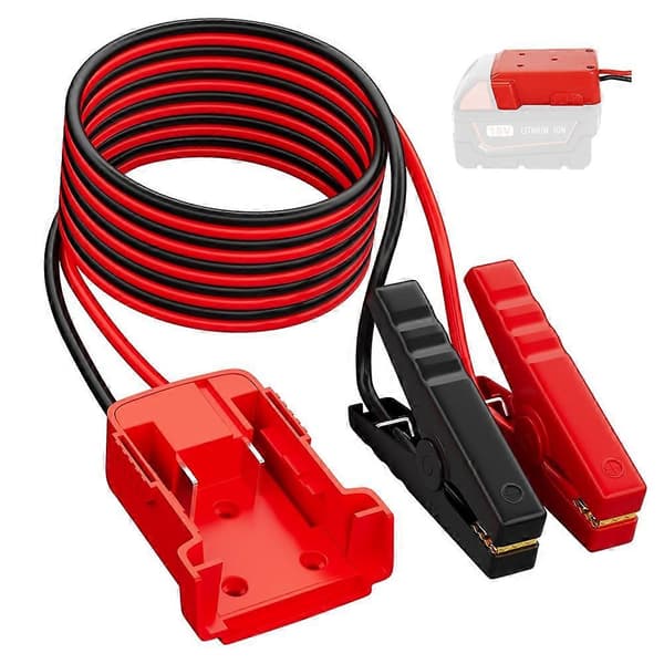 Startkabler for Milwaukee M18 18V Batteri Startmotor