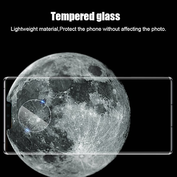 3 st reptålig HD svart linsspegel skyddsfilm från formsprutning för Huawei Mate30pro