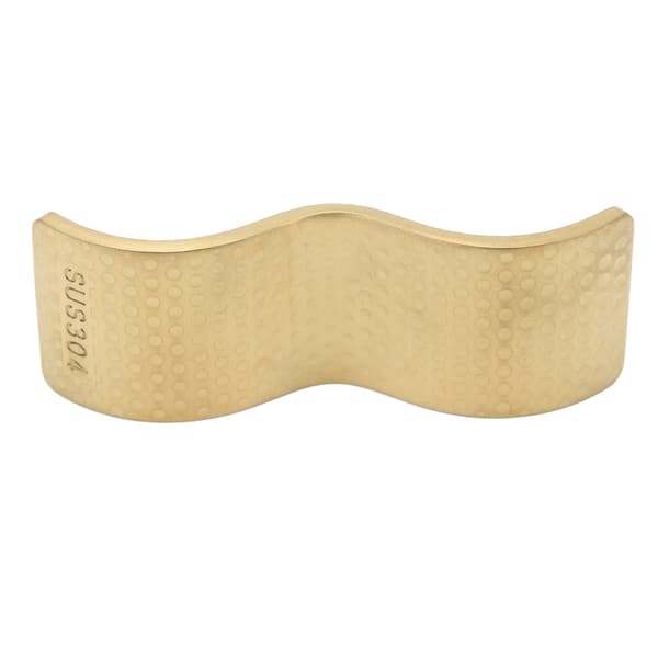 Pindholder i rustfrit stål, dobbelt anvendelse, non-stick, elegant spisepindholder til ske, gaffel, guld