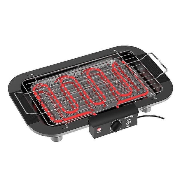 1800W elektrisk grill for hjemmebruk, EU-plugg Red EU Plug Red
