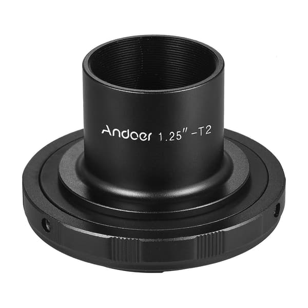 Andoer Camera Telescope Adapter Ring Photography Accessories Replacement for Nikon Camera 1.25 Inch Eyepiece