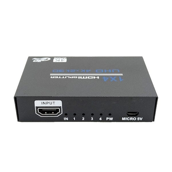 Splitter 1 til 4 HDMI 4K30Hz 3D