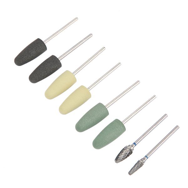 8 stk. HP Dental Resin Base Akryl Wolframcarbid Stål Poleringsbor 2,35 mm