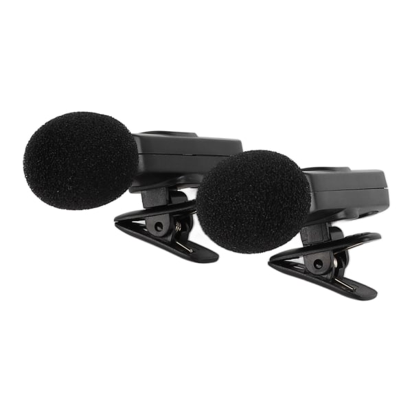 K9 Dual Wireless Lavalier Microphone Wireless Label Clip On Microphone Noise Reduction Type C för IOS-gränssnitt med inbyggt batteri