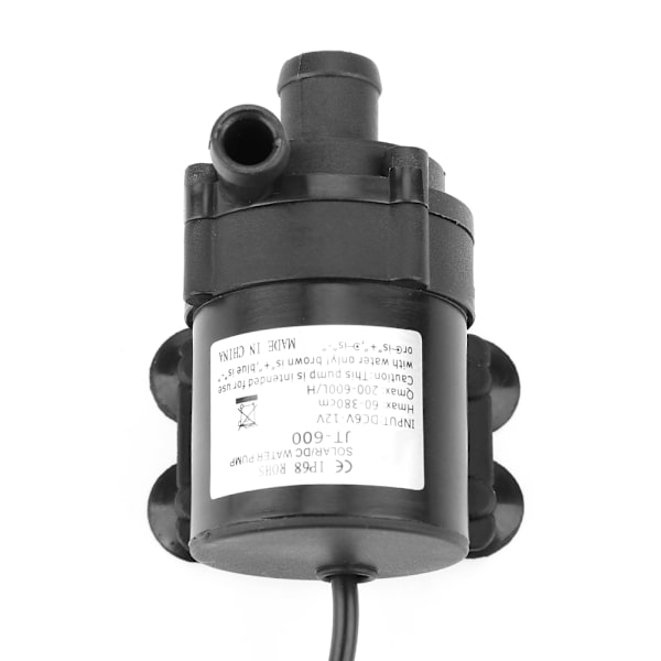 Mini DC børsteløs vannpumpe for liten fiskedam 12V -40℃ ~100℃