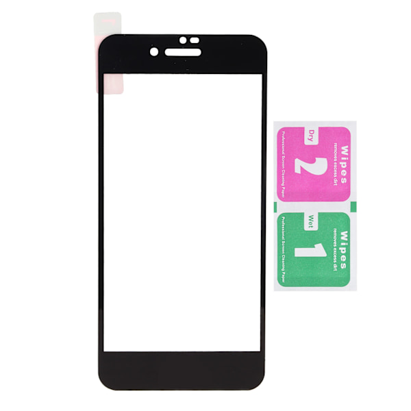 Mobiltelefon Härdat Glas Skärmskydd Helskärmsfilm för iPhone 7/8 Skydd Svart för iPhone 7/8