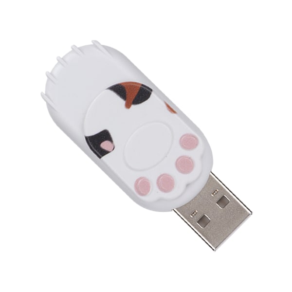 Flash Disk Bærbar Søt Kattepoteformet Minnebrikke for Informasjonslagring Dataoverføring Gave Fargerik Kul 16GB