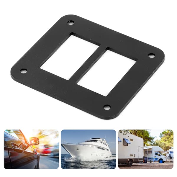 2-vejs Sort Aluminium Holdbar Bil Trailer Båd Vippekontaktpanel Hus Holder