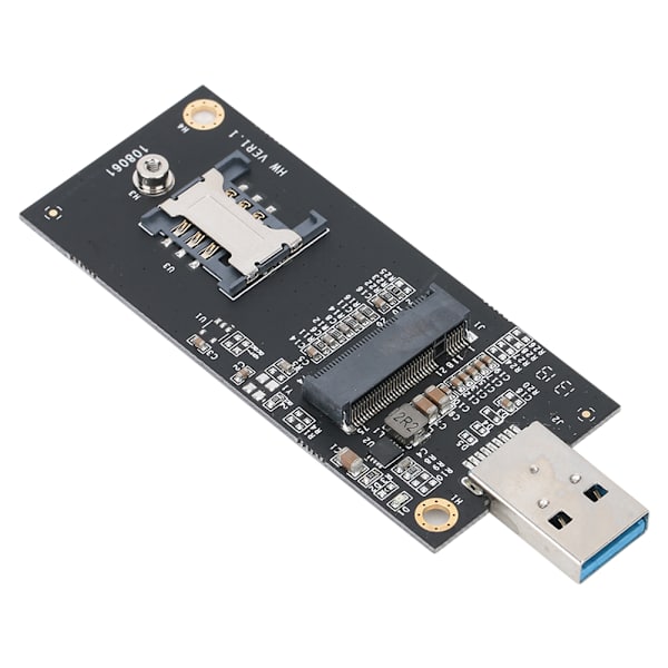 (M.2) KEY B - USB3.0 -sovitinkortti M.2 -korttimoduulilevy SIM-korttipaikalla