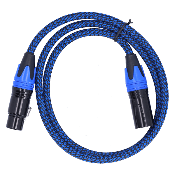 XLR-kabel hann til hunn balansert profesjonell mikrofonlyd med kobberleder hann til hunn 10m/32.8ft