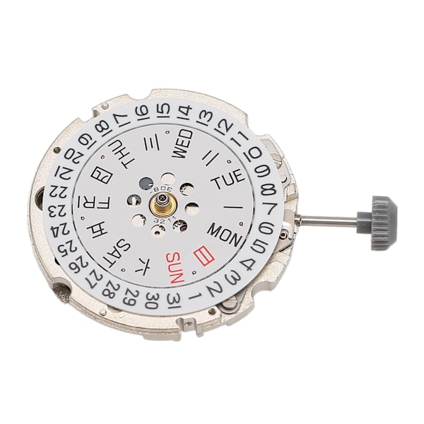 Automatiskt Klockurverk Professionell Legering Dubbel Kalender Quartz Klockurverk för Klockreparationsdelar