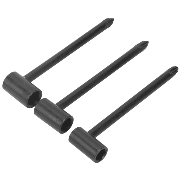 3 kpl kitaranvarren jakoavain, rauta 7 mm / 8 mm / 6,35 mm universal instrumentin säätötyökalu, musta