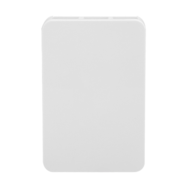 ABS Kabinet 3 stk. Køleplader Kabinetboks Passer til Raspberry Pi 4 Sort Hvid Transparent (Hvid)