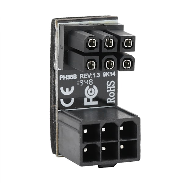 PH36B 6PIN 180 Graders Vinklet Strømadapter Strøm Interface Konverter Stik