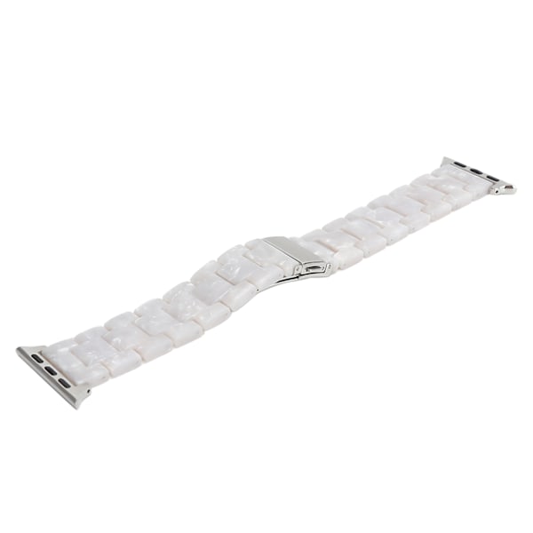 Valkoinen hartsihihna, ainutlaatuinen kevyt rannekellon ranneke varaosa IOS WatchFor 38mm/40mm