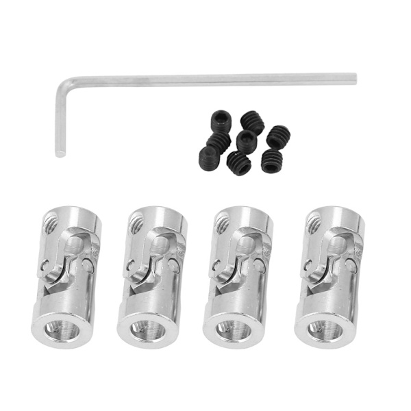 4st Axelkoppling Motorkontakt DIY Styrning Längd 23mm OD 11mm Universalknut (4*5mm)