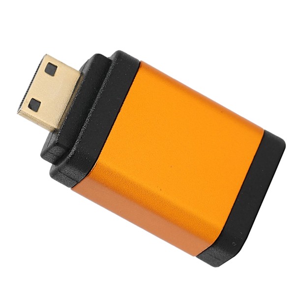 Mini HD Multimedia Interface Han til Hun Adapter 4kx2k til Kamera Camcorder DSLR Tablet Grafikkort Orange