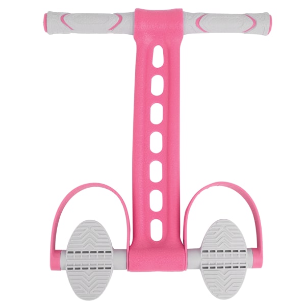 Multifunktion Pedal Resistance Bälte Tränare Situp Yoga Hemlig fitness (rosa)