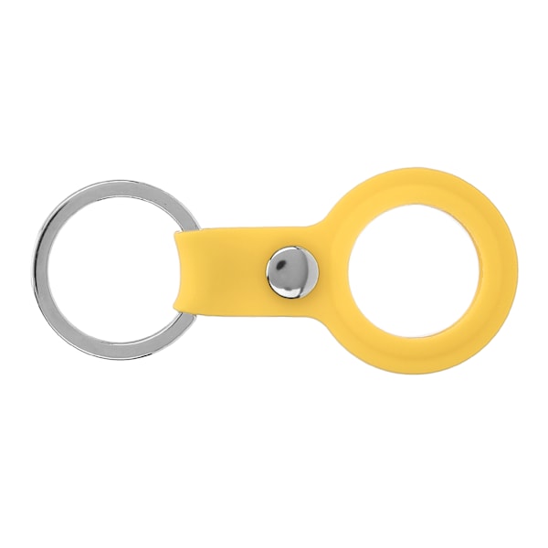 Anti-Lost Silikon Nøkkelring Lokator Beskyttelsesdeksel Skall for IOS (Gul)
