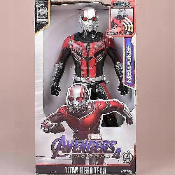Stor actionfigur Ant-Man Avengers 30cm Lydlys