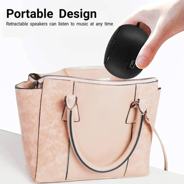 Mini Speaker Portable Rechargeable Travel Speaker with Aux Input Wired 3.5mm Headphone