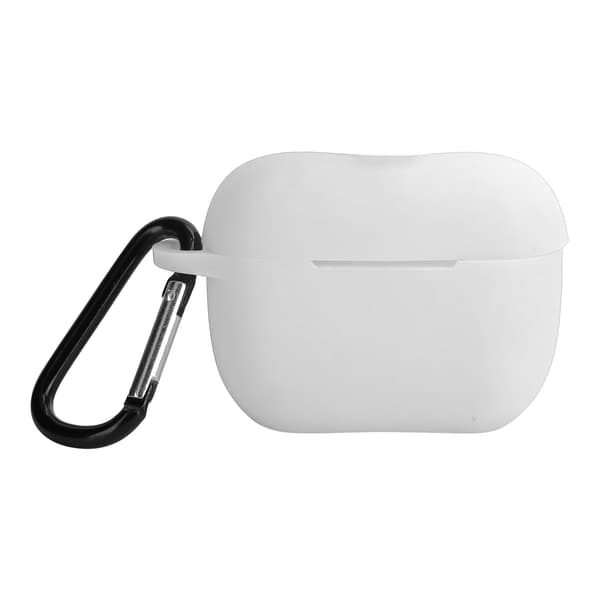 Silikonfodral Skyddskåpa för IOS Earbuds Pro/III Bluetooth Headset Laddningsfodral Vit