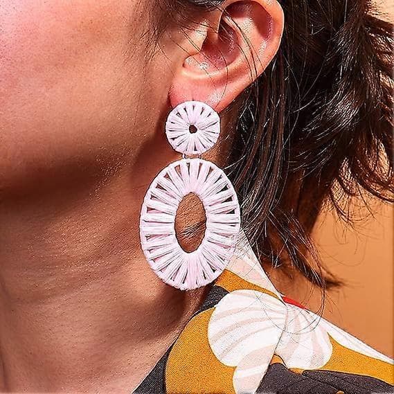 Øreringe Boho Drop Dangle Øreringe til kvinder Håndlavede modeøreringe Bohemian gave smykker til piger