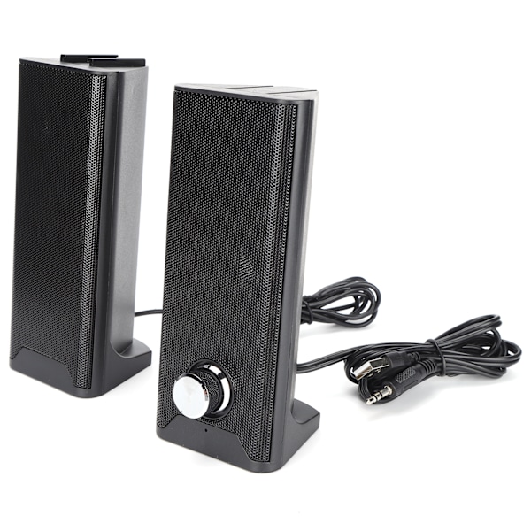 Computerhøjttalere Kablet Multimedie Mini Strip Desktop Stereohøjttaler med Subwoofer til Hjemmecomputer Laptop