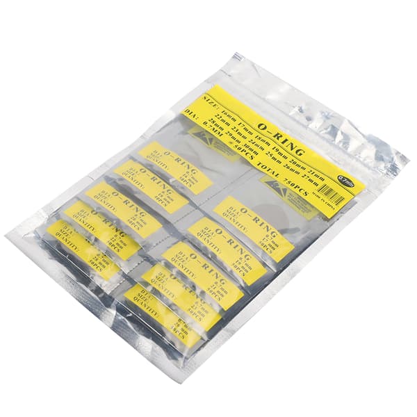 Vattentäta runda klockpackningar O-ring gummitätningsbrickor klocktillbehör 0,7 mm