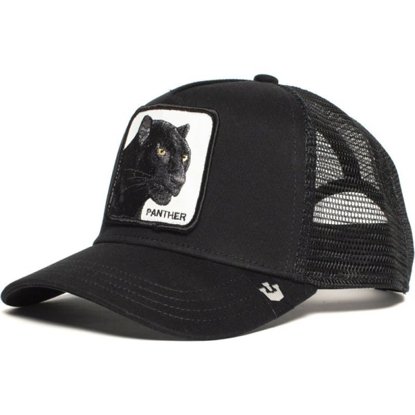 Mesh Animal Brodery Cap Snapback Hats Cap Black Panther